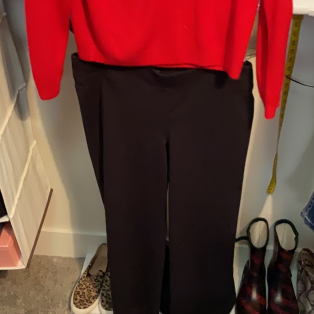 Size medium petite stretch black dress legging 29 inch inseam 16 to 17” waist